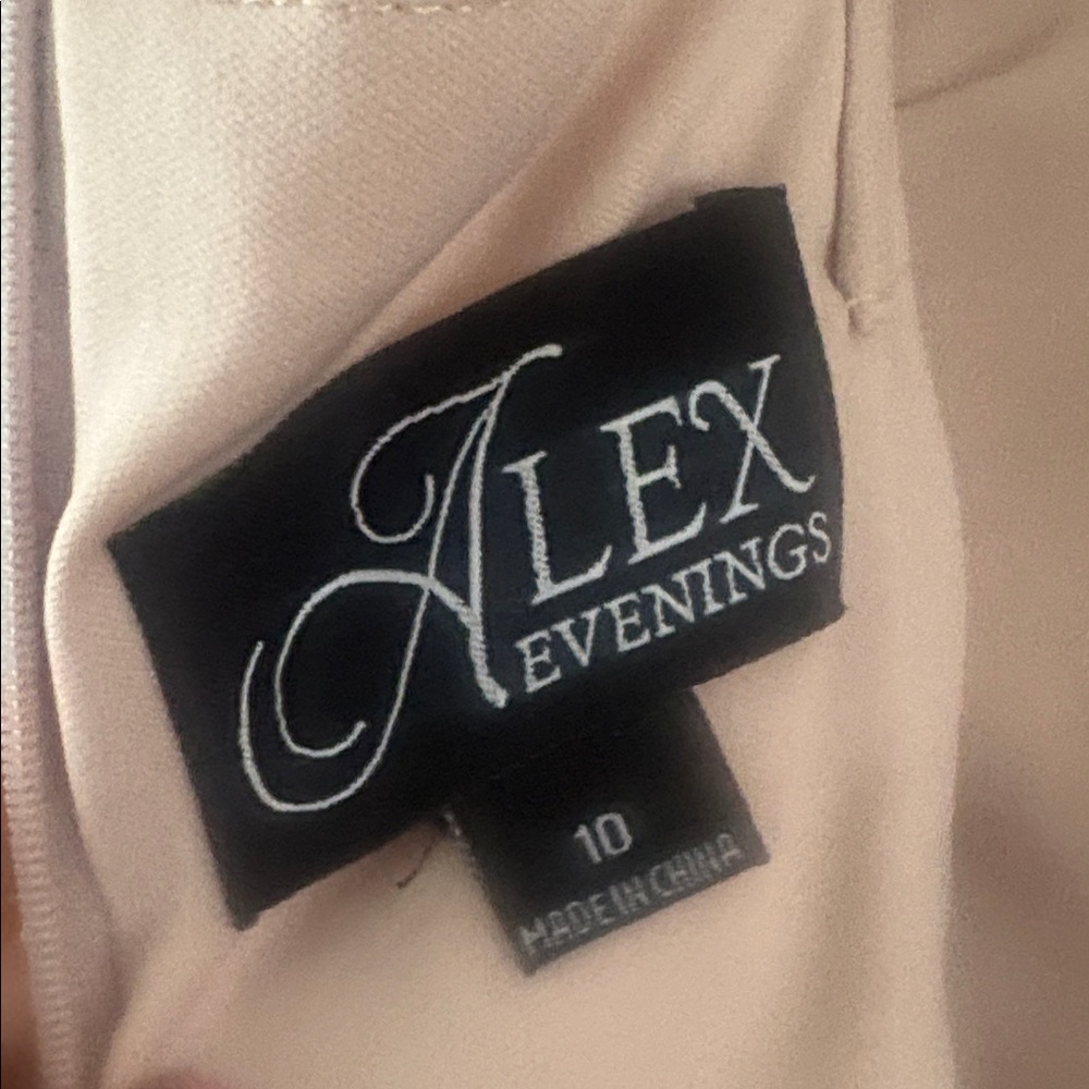 Alex Evenings Lace Evening Gown size 10 - Picture 8 of 11